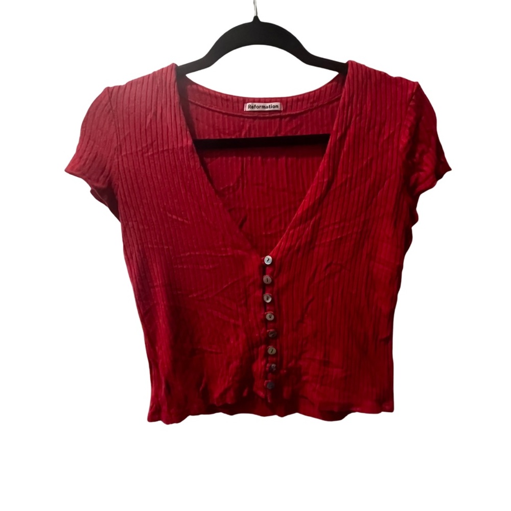 Reformation Nella Knit Top